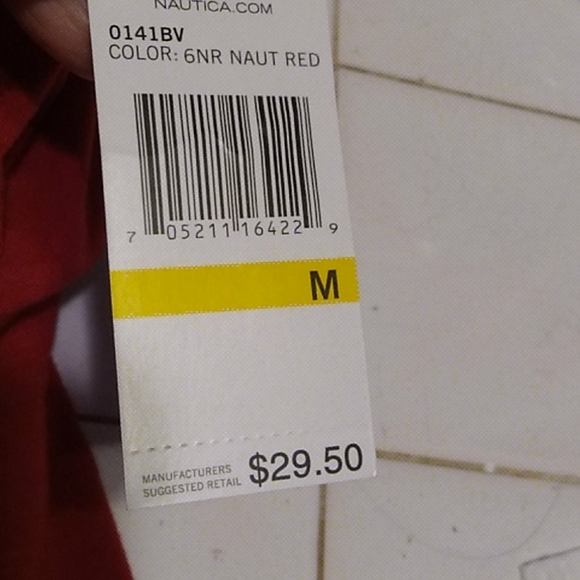 Nwt Nautica Shortsleeve Red T'shirt - Picture 8 of 8